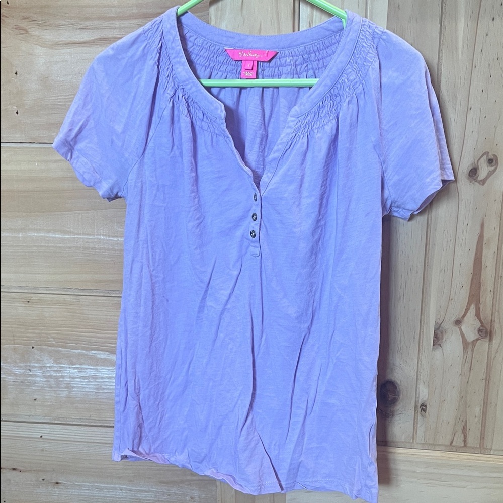 Lilly Pulitzer Lavender Short Sleeve Tee